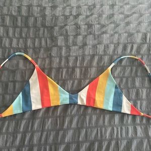 Jolyn colorful striped Joey top